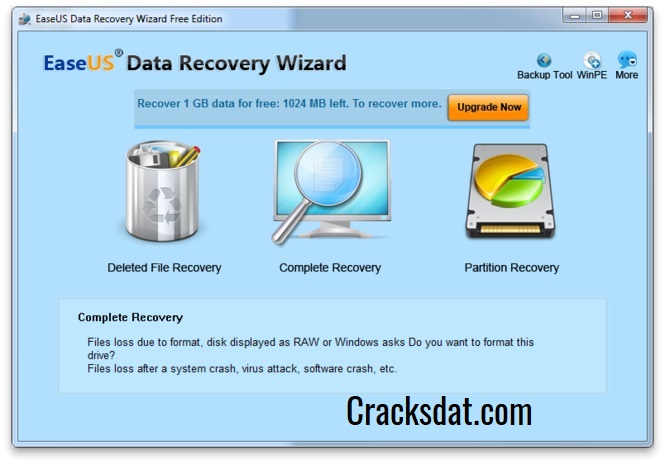 EaseUS Data Recovery Wizard Full Crack