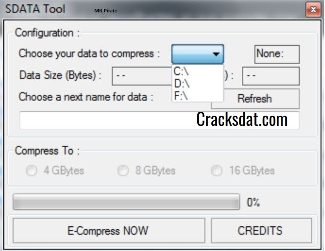 sdata tool for memory card