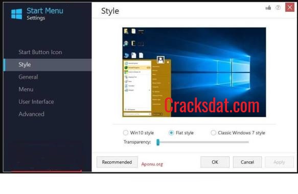 Start Menu Crack