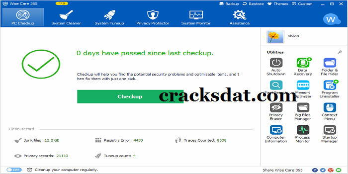 Wise Care 365 Pro Crack